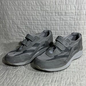 SAS Men's JV Mesh adjustable comfort walking sneakers in gray